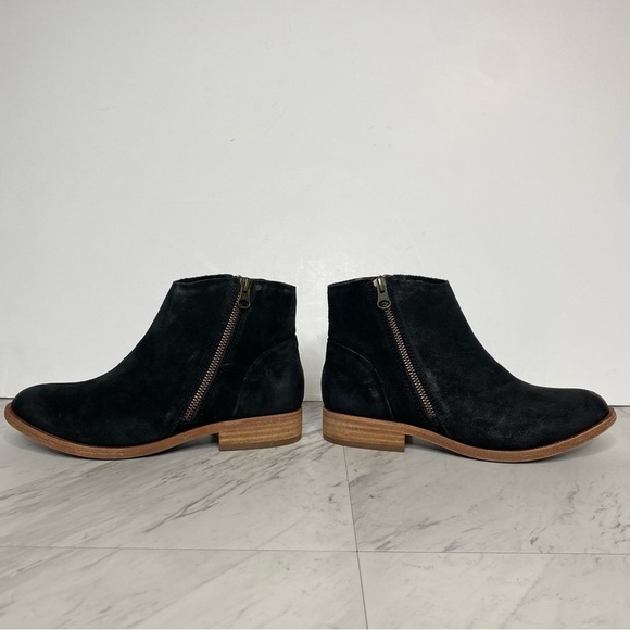 New! Kork Ease Riley Black Distressed Suede Bootie 6M - Picture 7 of 14